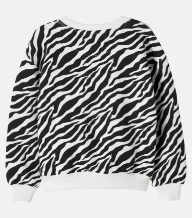 THE NEW SOCIETY TNS zebra-print cotton sweatshirt | Thumbnail 2