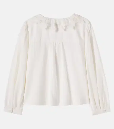 THE NEW SOCIETY Soleil embroidered cotton blouse | Thumbnail 2
