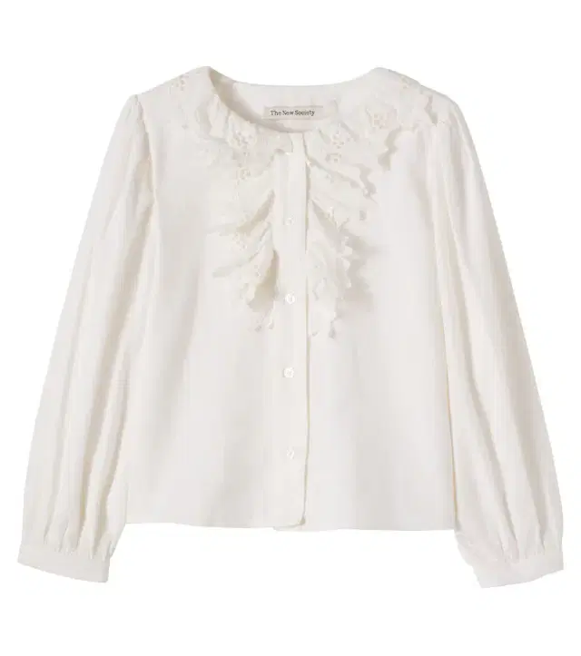 THE NEW SOCIETY Soleil embroidered cotton blouse