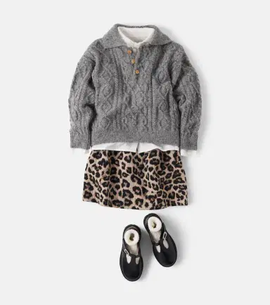 THE NEW SOCIETY Cable-knit wool-blend polo sweater | Thumbnail 3
