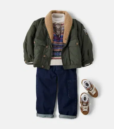 THE NEW SOCIETY Dusk teddy-trimmed jacket | Thumbnail 2