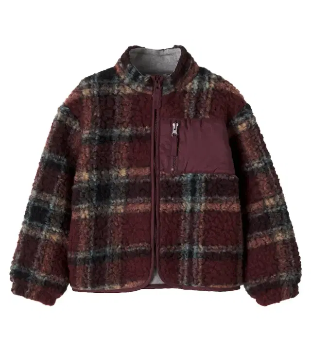 THE NEW SOCIETY Roo plaid wool-blend jacket