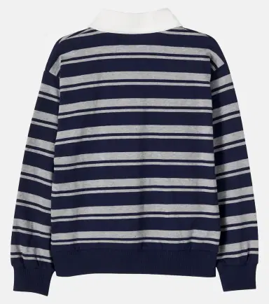 THE NEW SOCIETY Glowee striped cotton polo shirt | Thumbnail 2