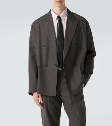 Our Legacy Halt striped wool and cotton blazer | Thumbnail 7 Our Legacy Halt striped wool and cotton blazer | Thumbnail 7