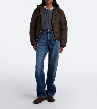 Miu Miu Hooded puffer jacket | Thumbnail 6 Miu Miu Hooded puffer jacket | Thumbnail 6