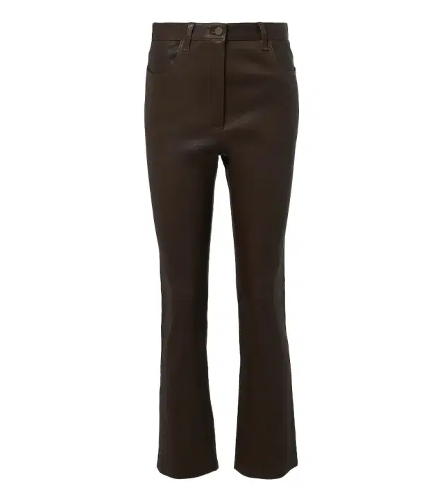 Joseph Duke cropped leather straight pants