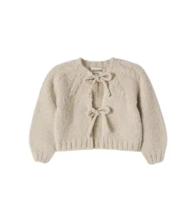 Cozmo Loira Baby tie-detail cardigan | Thumbnail 1