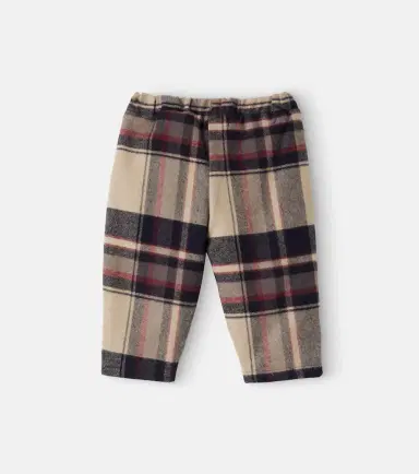 Cozmo Kobe Baby plaid cotton flannel pants | Thumbnail 2
