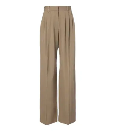 The Row Daniela pleated wool wide-leg pants | Thumbnail 1