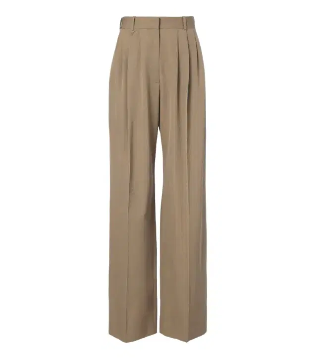 Daniela pleated wool wide-leg pants