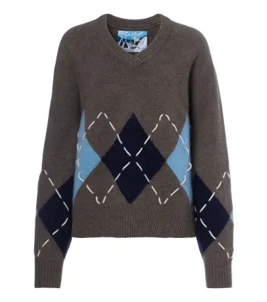 Arch4 Sloane argyle cashmere sweater | Thumbnail 1