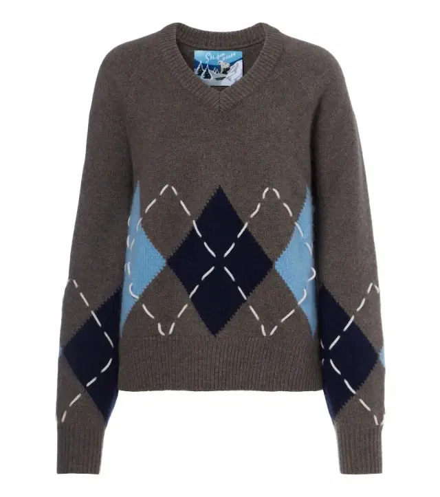 Arch4 Sloane argyle cashmere sweater