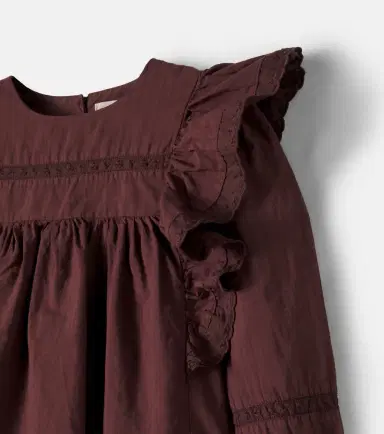 Cozmo Dalia embroidered cotton voile blouse | Thumbnail 3