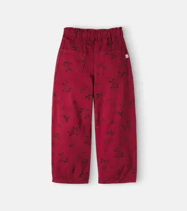 Cozmo Atenas floral cotton twill pants | Thumbnail 3