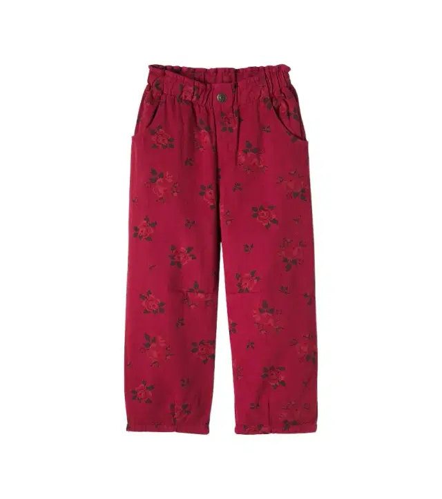 Cozmo Atenas floral cotton twill pants