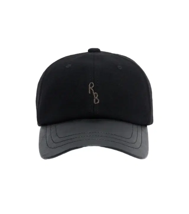 Embroidered wool baseball cap