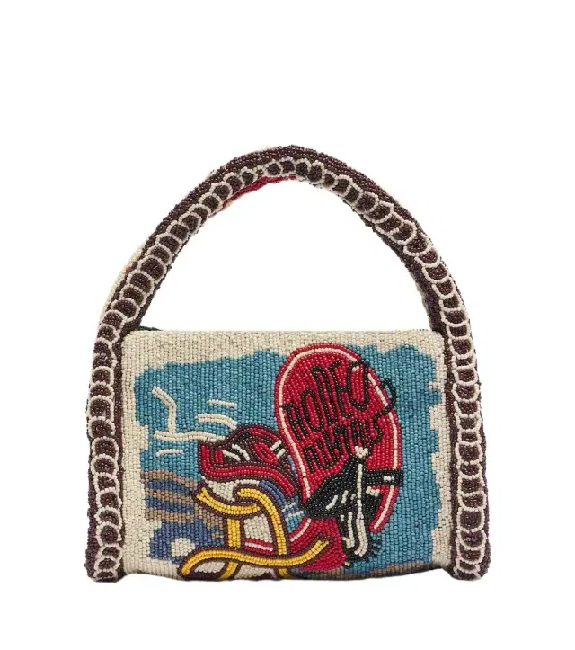 ALÉMAIS Alémais Ace Small beaded shoulder bag