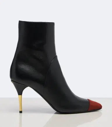 Valentino Garavani Sinead suede-trimmed leather ankle boots | Thumbnail 3