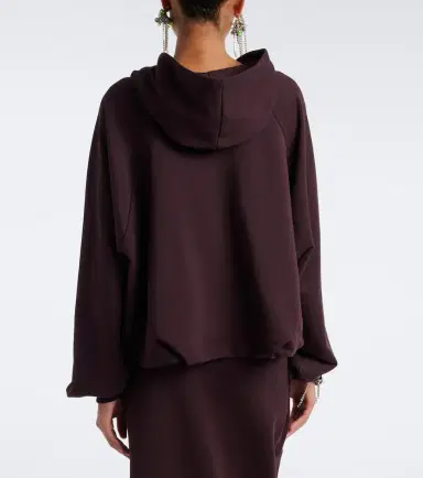 Dries Van Noten Hooded cotton jersey sweatshirt | Thumbnail 3