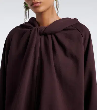 Dries Van Noten Hooded cotton jersey sweatshirt | Thumbnail 4