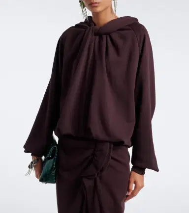 Dries Van Noten Hooded cotton jersey sweatshirt | Thumbnail 6