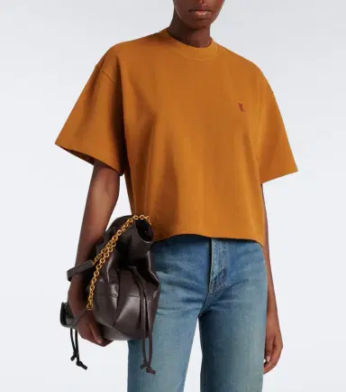 Saint Laurent Cassandre oversized cotton piqué T-shirt | Thumbnail 2