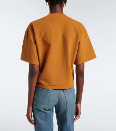 Saint Laurent Cassandre oversized cotton piqué T-shirt | Thumbnail 3