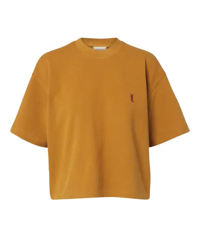 Saint Laurent Cassandre oversized cotton piqué T-shirt