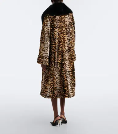 Nour Hammour Nina tiger-print shearling coat | Thumbnail 2 Nour Hammour Nina tiger-print shearling coat | Thumbnail 2