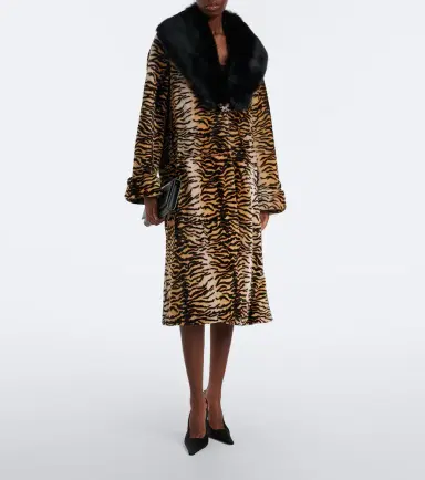 Nour Hammour Nina tiger-print shearling coat | Thumbnail 4 Nour Hammour Nina tiger-print shearling coat | Thumbnail 4