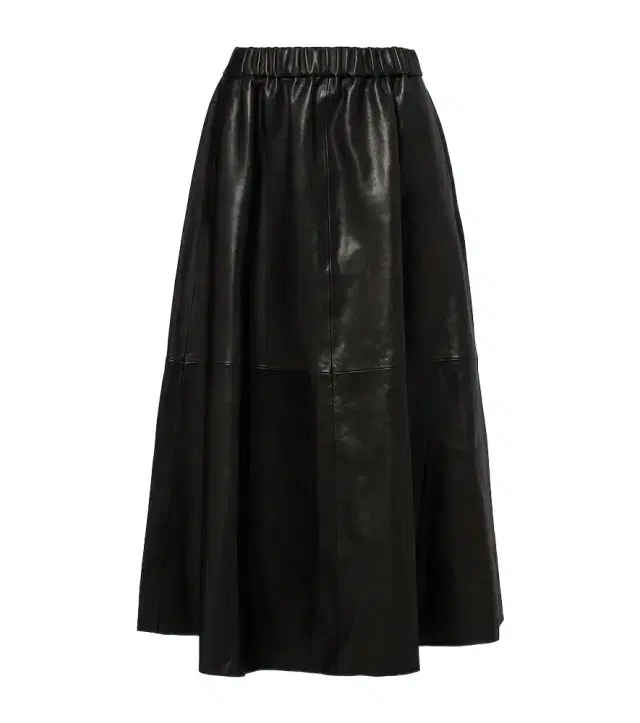 Nour Hammour Lenley leather skirt