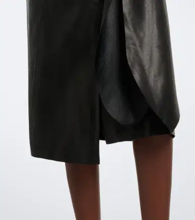 Nour Hammour Viret leather skirt | Thumbnail 4 Nour Hammour Viret leather skirt | Thumbnail 4