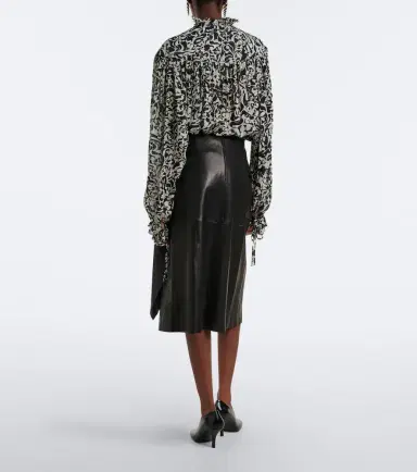Nour Hammour Viret leather skirt | Thumbnail 5 Nour Hammour Viret leather skirt | Thumbnail 5