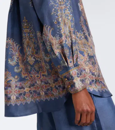 Zimmermann Valiant paisley silk blouse | Thumbnail 5 Zimmermann Valiant paisley silk blouse | Thumbnail 5