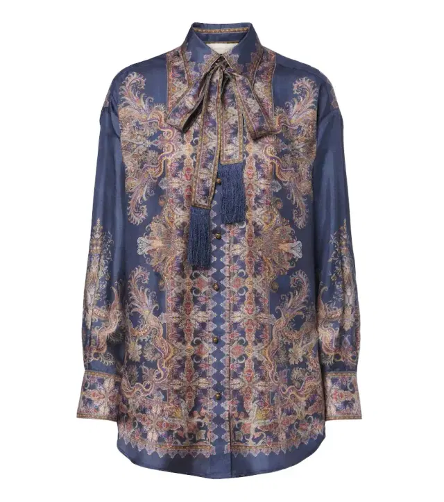 Valiant paisley silk blouse Valiant paisley silk blouse