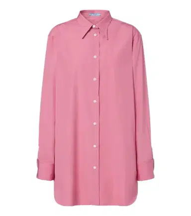Prada Oversized cotton poplin shirt | Thumbnail 1 Prada Oversized cotton poplin shirt | Thumbnail 1