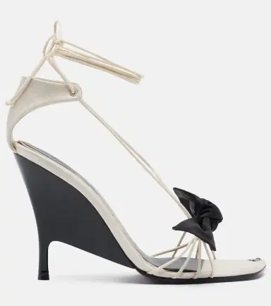 Alexander McQueen Koko bow-detail wedge sandals | Thumbnail 2