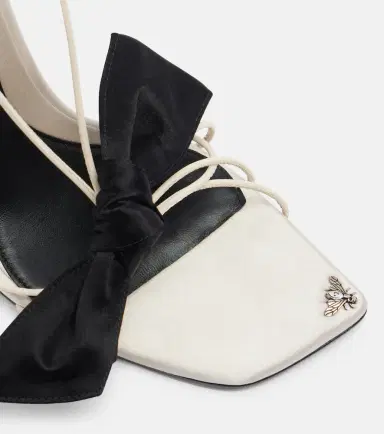 Alexander McQueen Koko bow-detail wedge sandals | Thumbnail 3