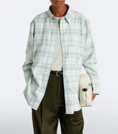 RÓHE Róhe Checked cotton shirt | Thumbnail 3