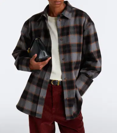 RÓHE Róhe Checked cotton flannel shirt | Thumbnail 6 RÓHE Róhe Checked cotton flannel shirt | Thumbnail 6