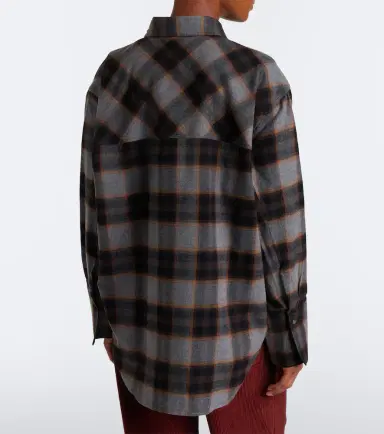 RÓHE Róhe Checked cotton flannel shirt | Thumbnail 7 RÓHE Róhe Checked cotton flannel shirt | Thumbnail 7