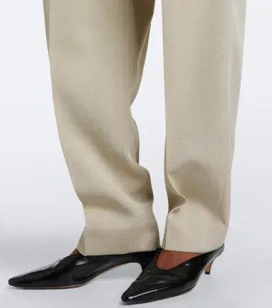 RÓHE Róhe Wool and silk-blend straight pants | Thumbnail 2
