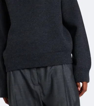 RÓHE Róhe Wool and cashmere half-zip sweater | Thumbnail 4