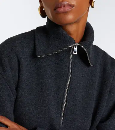 RÓHE Róhe Wool and cashmere half-zip sweater | Thumbnail 6