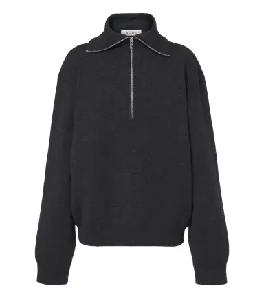 RÓHE Róhe Wool and cashmere half-zip sweater | Thumbnail 1