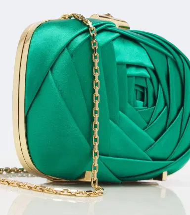 Roger Vivier Rose Vivier satin clutch | Thumbnail 3