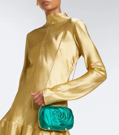 Roger Vivier Rose Vivier satin clutch | Thumbnail 7