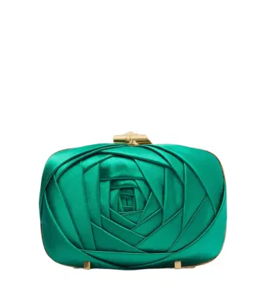 Roger Vivier Rose Vivier satin clutch | Thumbnail 1