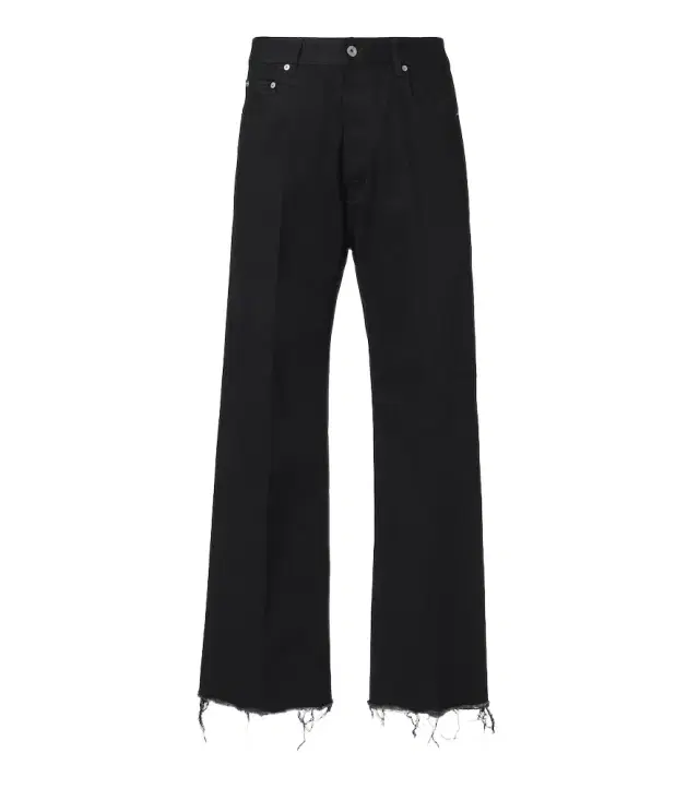 Rick Owens Geth distressed wide-leg jeans