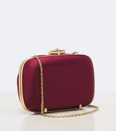 Roger Vivier Rose Vivier satin clutch | Thumbnail 3